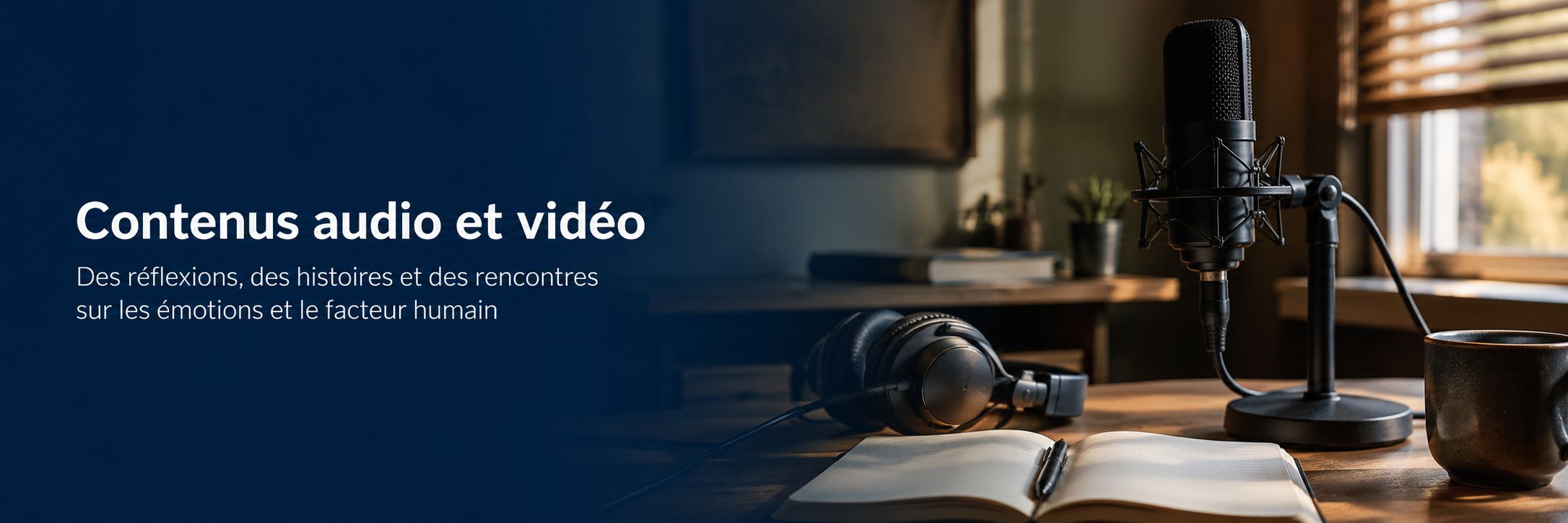 Contenus audio et video de Bruno Begin, des reflexions, des histoires et des rencontres sur les emotions et le facteur humain
